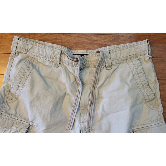 U.S. Polo Assn. Men's Cargo Shorts Size 38 Tan Flat Front Khaki Tan - Picture 3 of 13